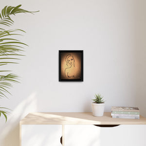 "Witness" by jinny, Matte Canvas Reproduction, Framed (Black)