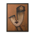 "I Know" by jinny, Matte Canvas, Framed (Multi-color)