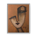 "I Know" by jinny, Matte Canvas, Framed (Multi-color)