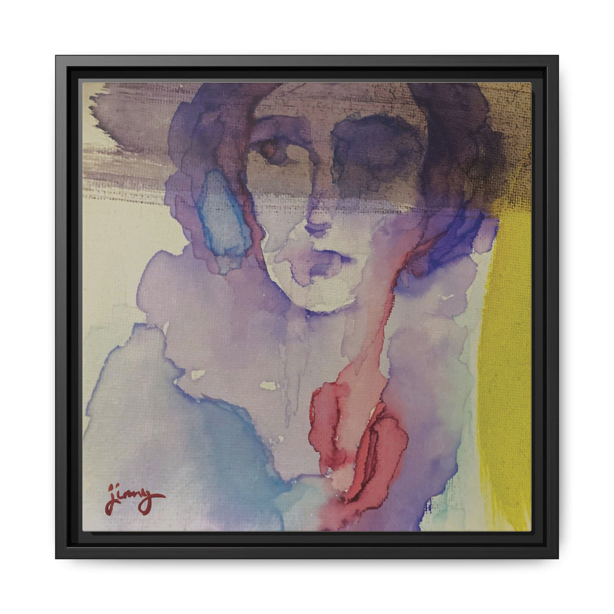 "After" by jinny, Matte Canvas Reproduction, Framed (Black)