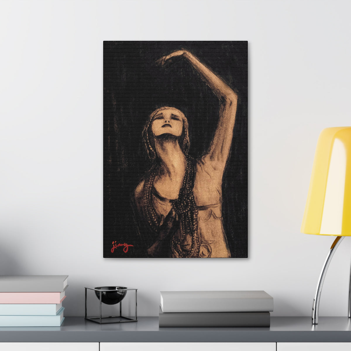 "Show Time" by jinny | Stretched Canvas Reproduction
