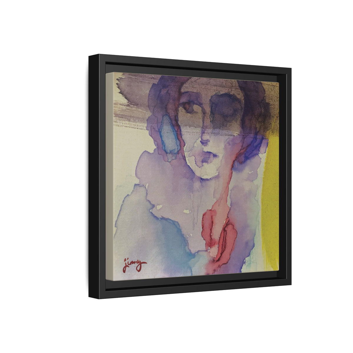 "After" by jinny, Matte Canvas Reproduction, Framed (Black)
