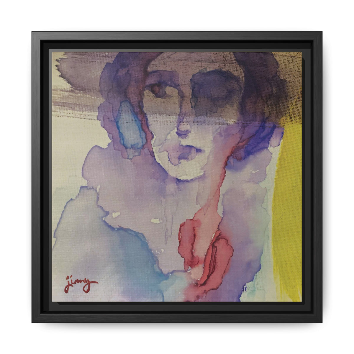 "After" by jinny, Matte Canvas Reproduction, Framed (Black)