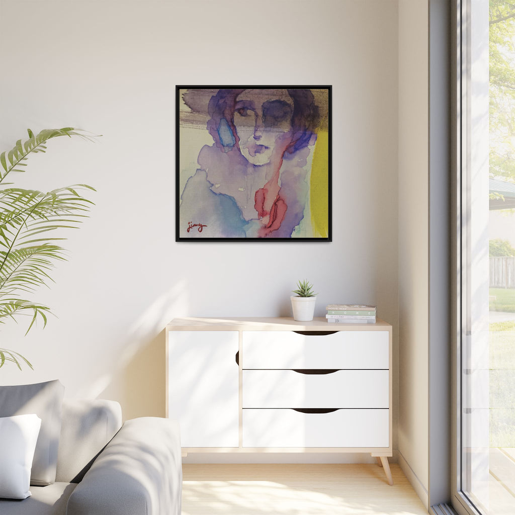 "After" by jinny, Matte Canvas Reproduction, Framed (Black)