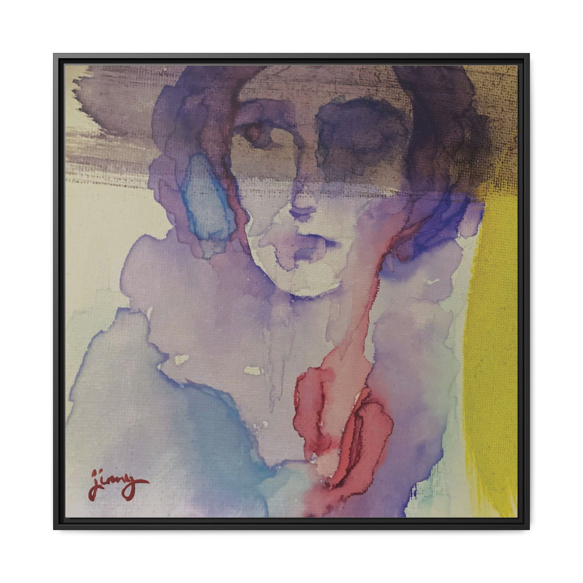 "After" by jinny, Matte Canvas Reproduction, Framed (Black)
