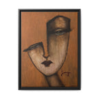 "I Know" by jinny, Matte Canvas, Framed (Multi-color)