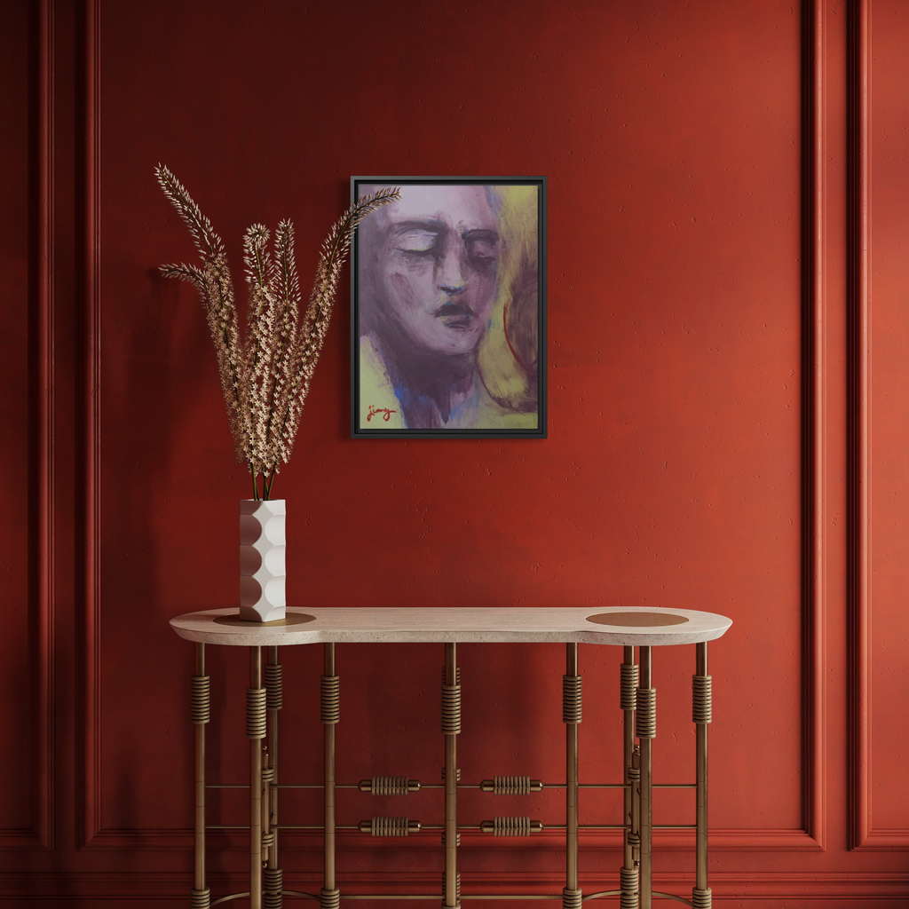 "No Other" by jinny, Matte Canvas Reproduction, Framed (Black)