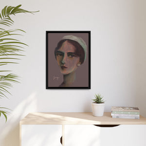 "The Bride" by jinny, Matte Canvas, Framed (Black)