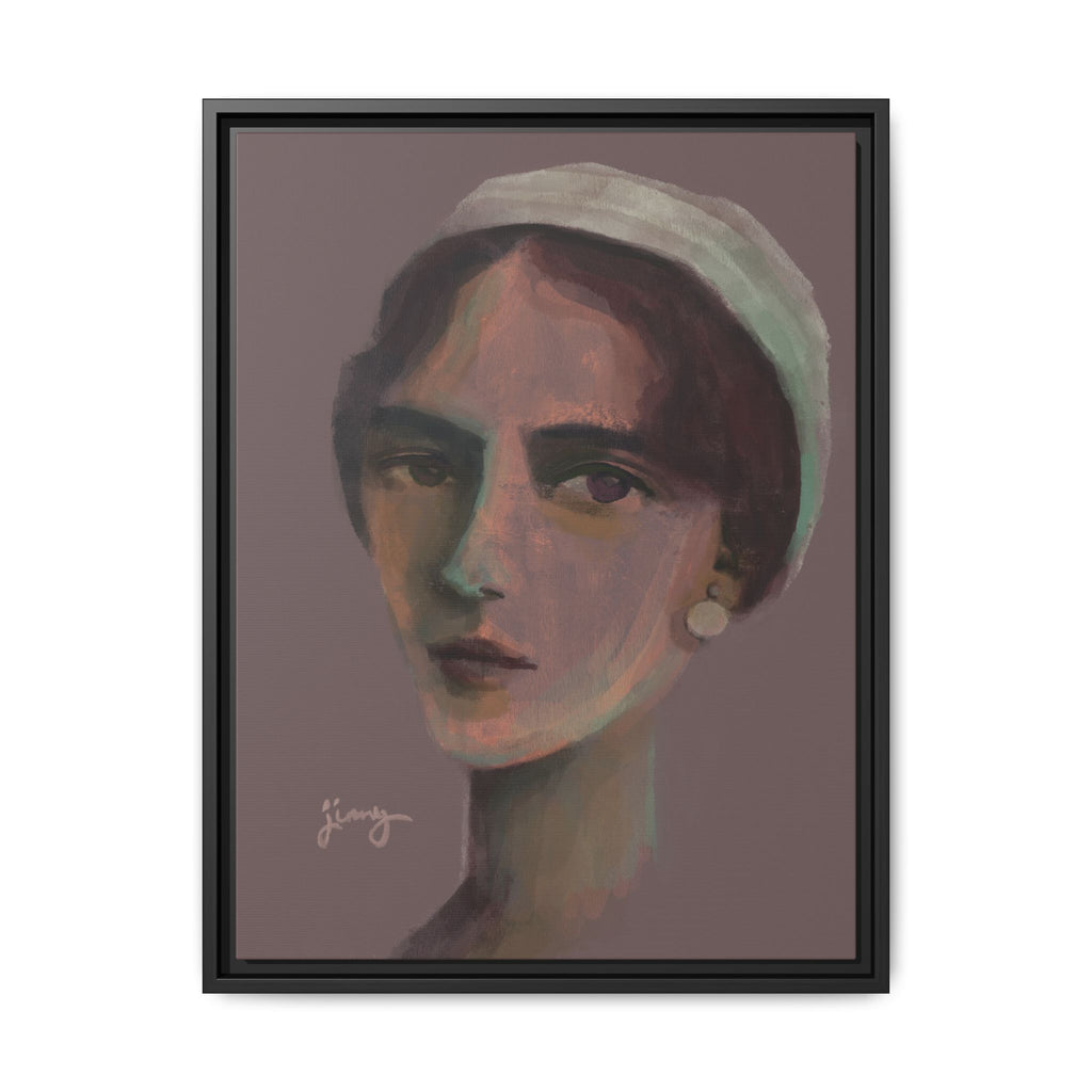 "The Bride" by jinny, Matte Canvas, Framed (Black)
