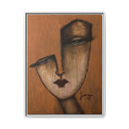 "I Know" by jinny, Matte Canvas, Framed (Multi-color)