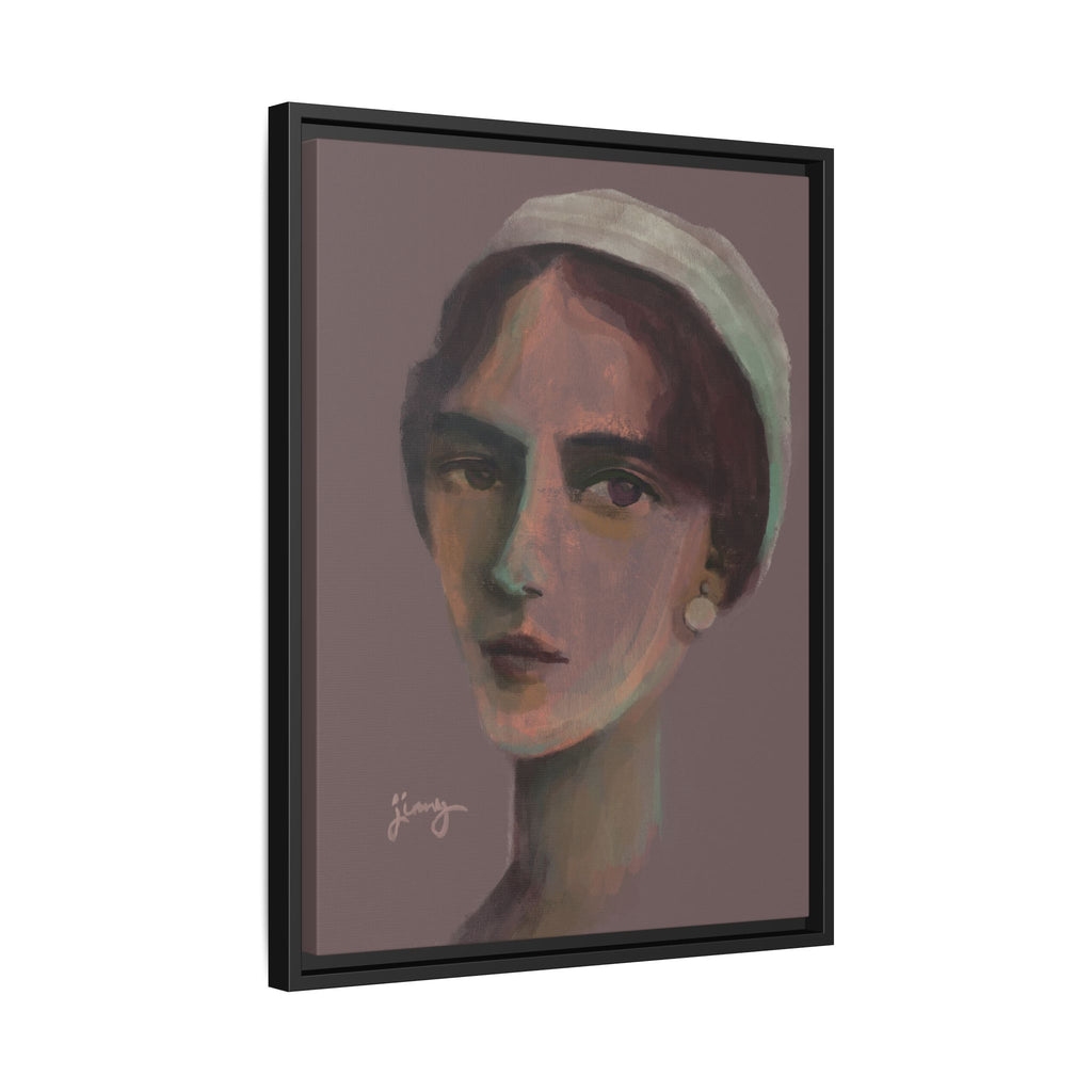 "The Bride" by jinny, Matte Canvas, Framed (Black)
