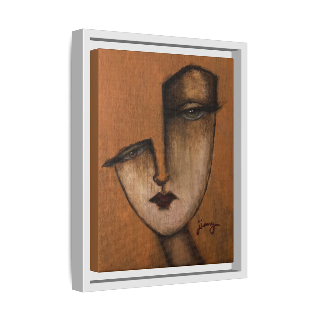 "I Know" by jinny, Matte Canvas, Framed (Multi-color)