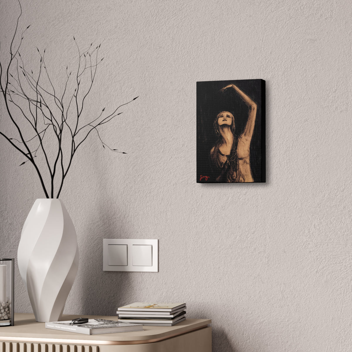 "Show Time" by jinny | Stretched Canvas Reproduction