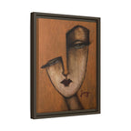 "I Know" by jinny, Matte Canvas, Framed (Multi-color)