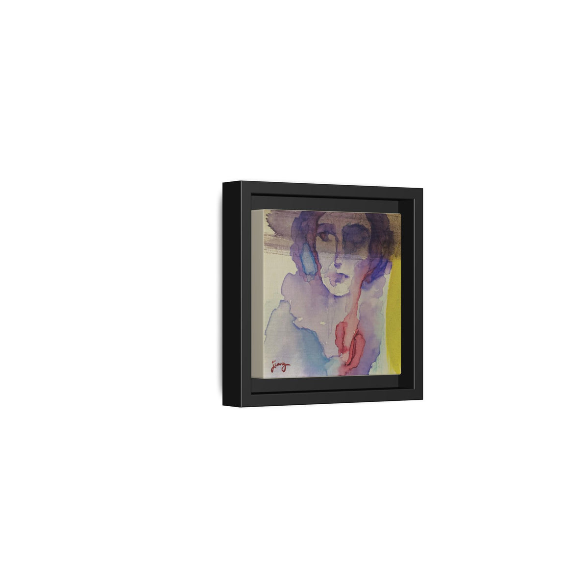 "After" by jinny, Matte Canvas Reproduction, Framed (Black)