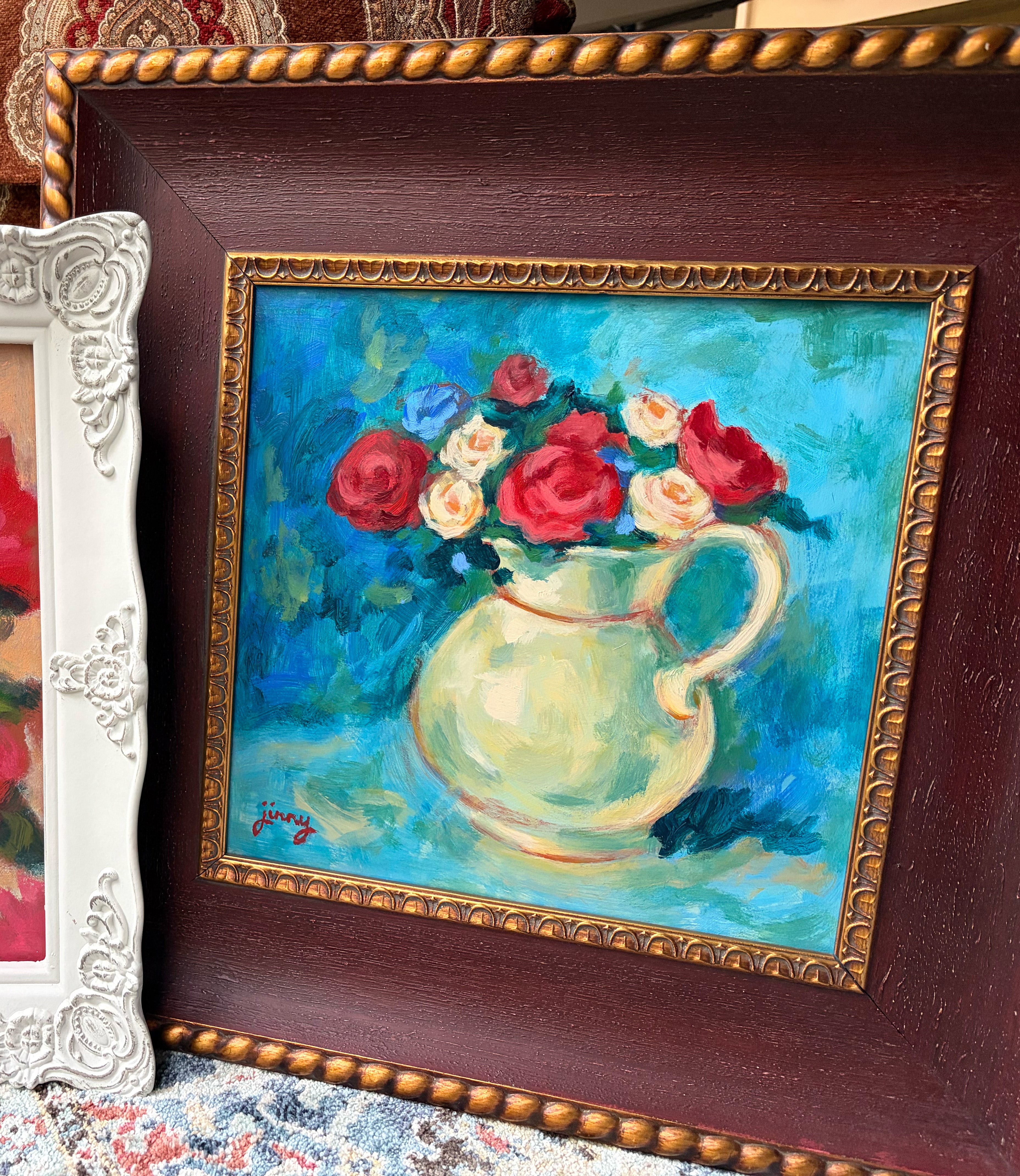 Still Life in Blue | Original Painting by jinny