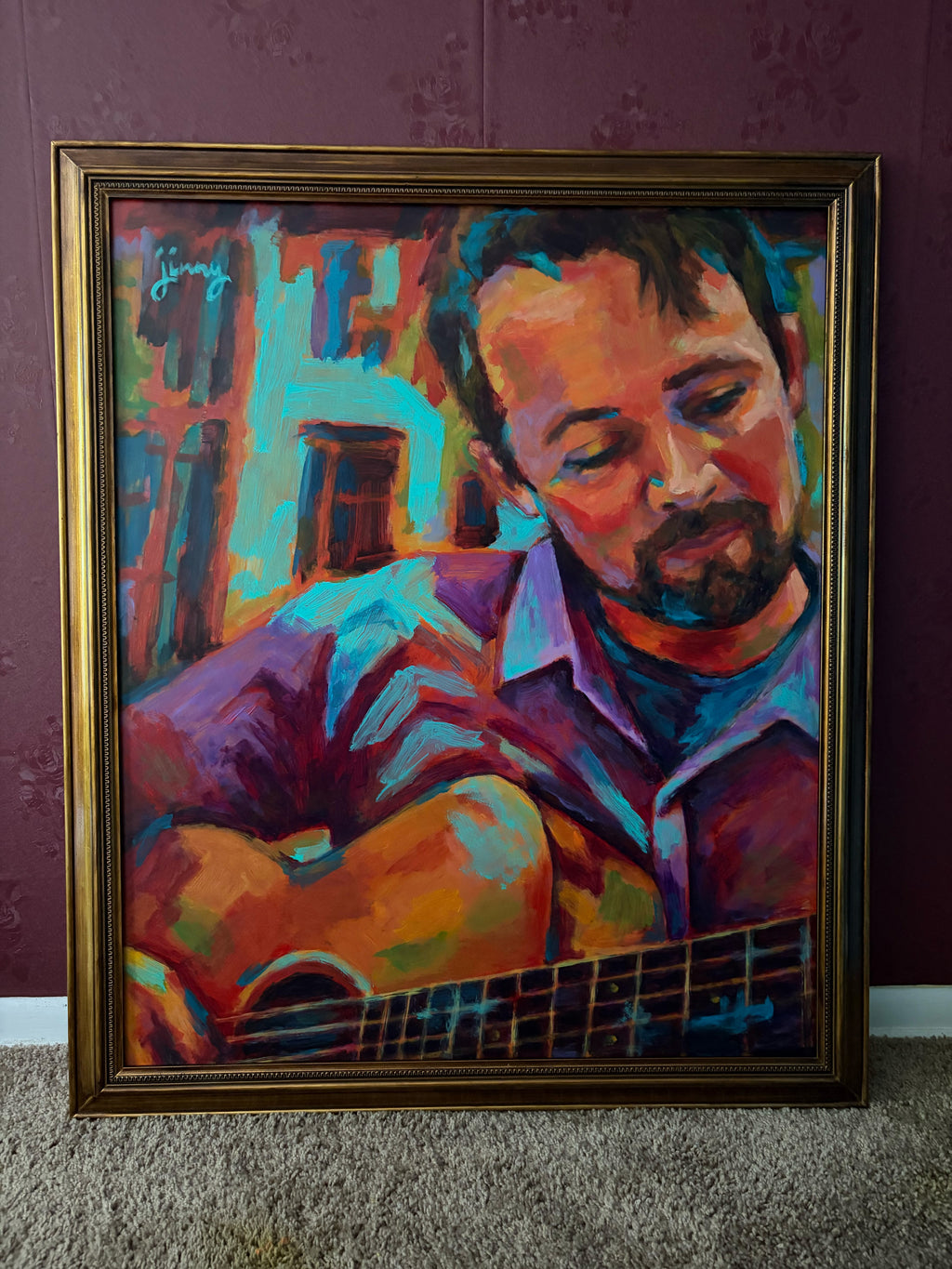 In the Key of B | Original Painting by jinny