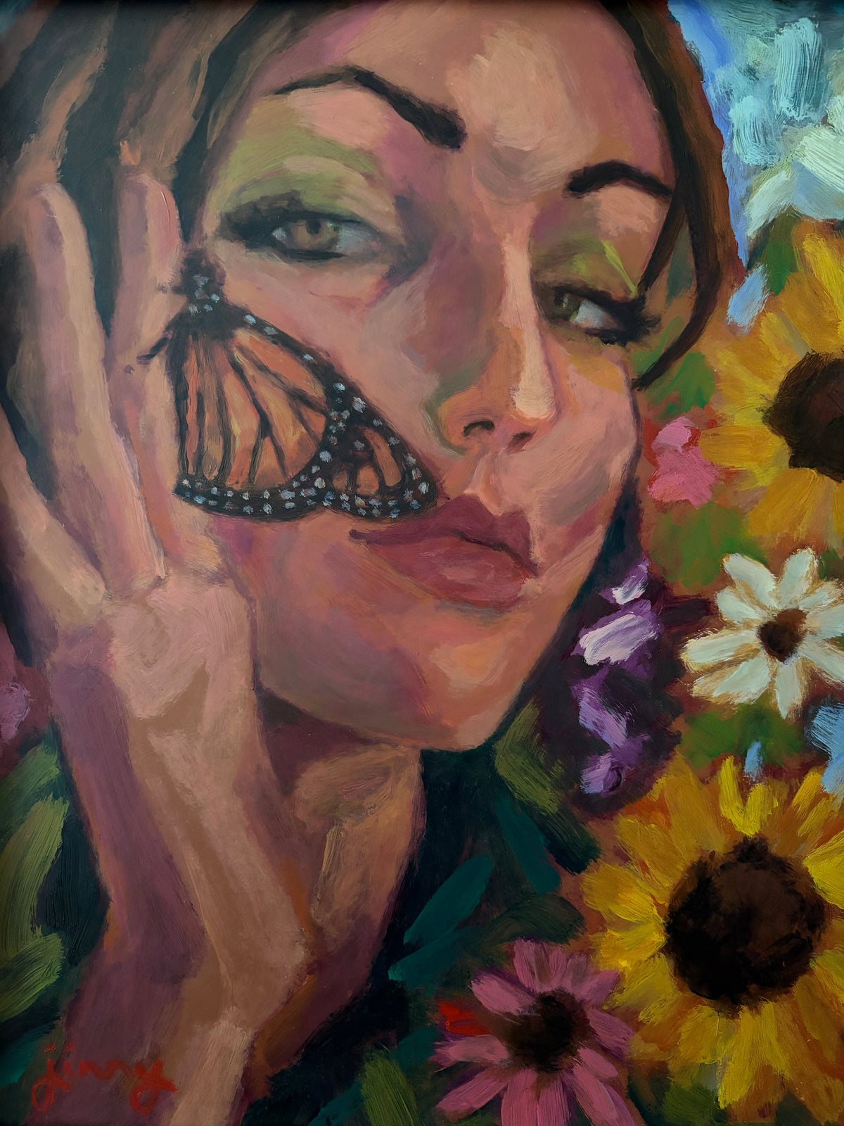Bebe | Original Painting by jinny